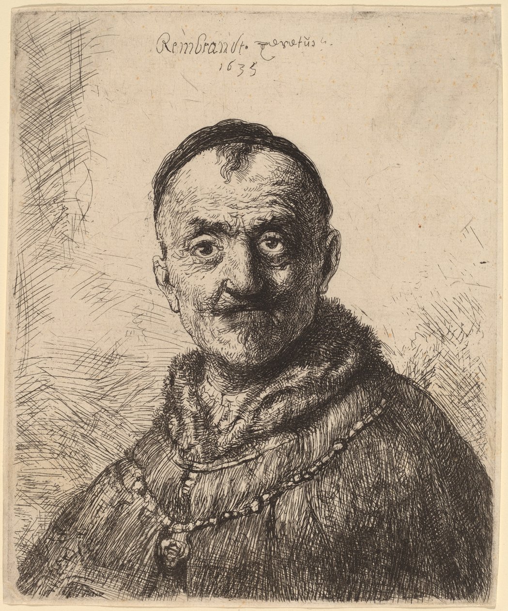 A Primeira Cabeça Oriental de Rembrandt van Rijn and Studio of Rembrandt