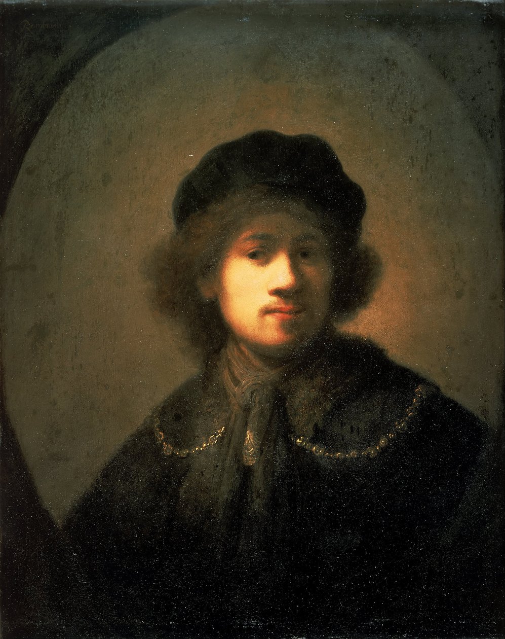 Retrato do Artista como Jovem de Rembrandt van Rijn