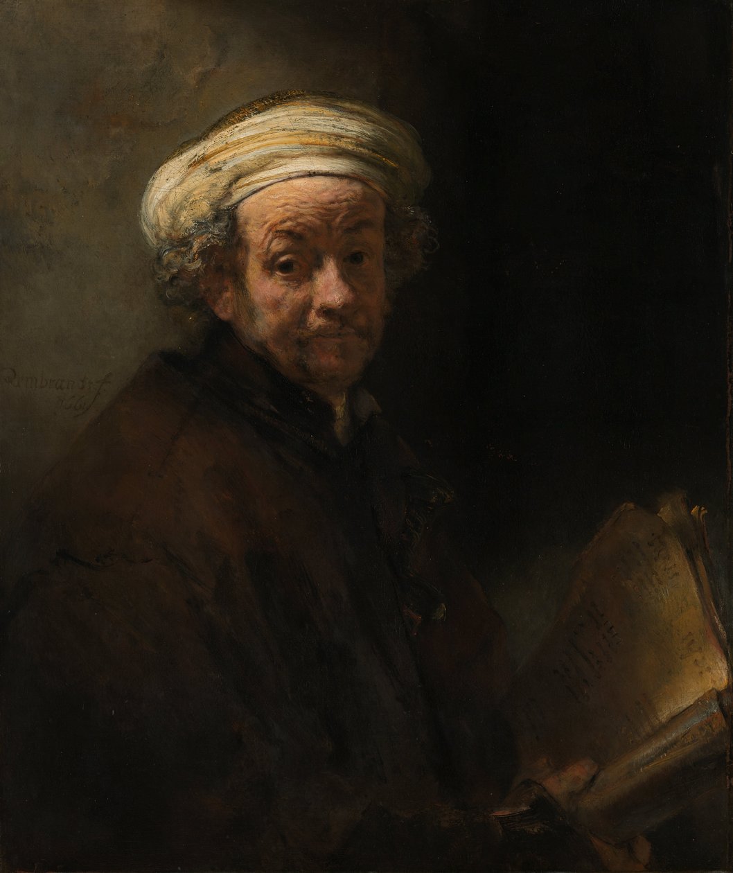 Auto-retrato como o apóstolo Paulo de Rembrandt van Rijn