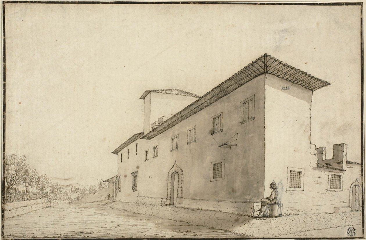 A Villa Bellagio, Castello, perto de Florença de Remigio Cantagallina