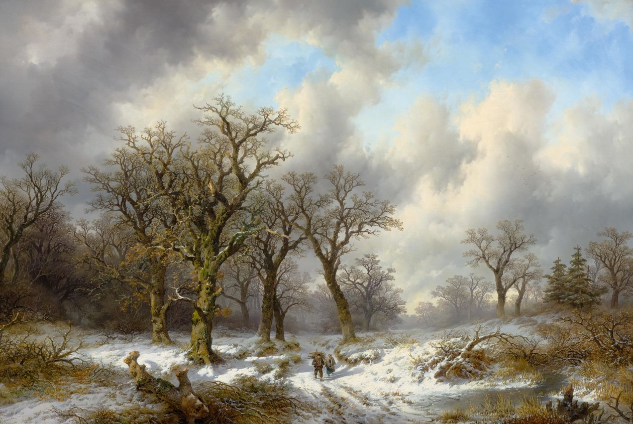 Paisagem de inverno de Remigius Adrianus Haanen