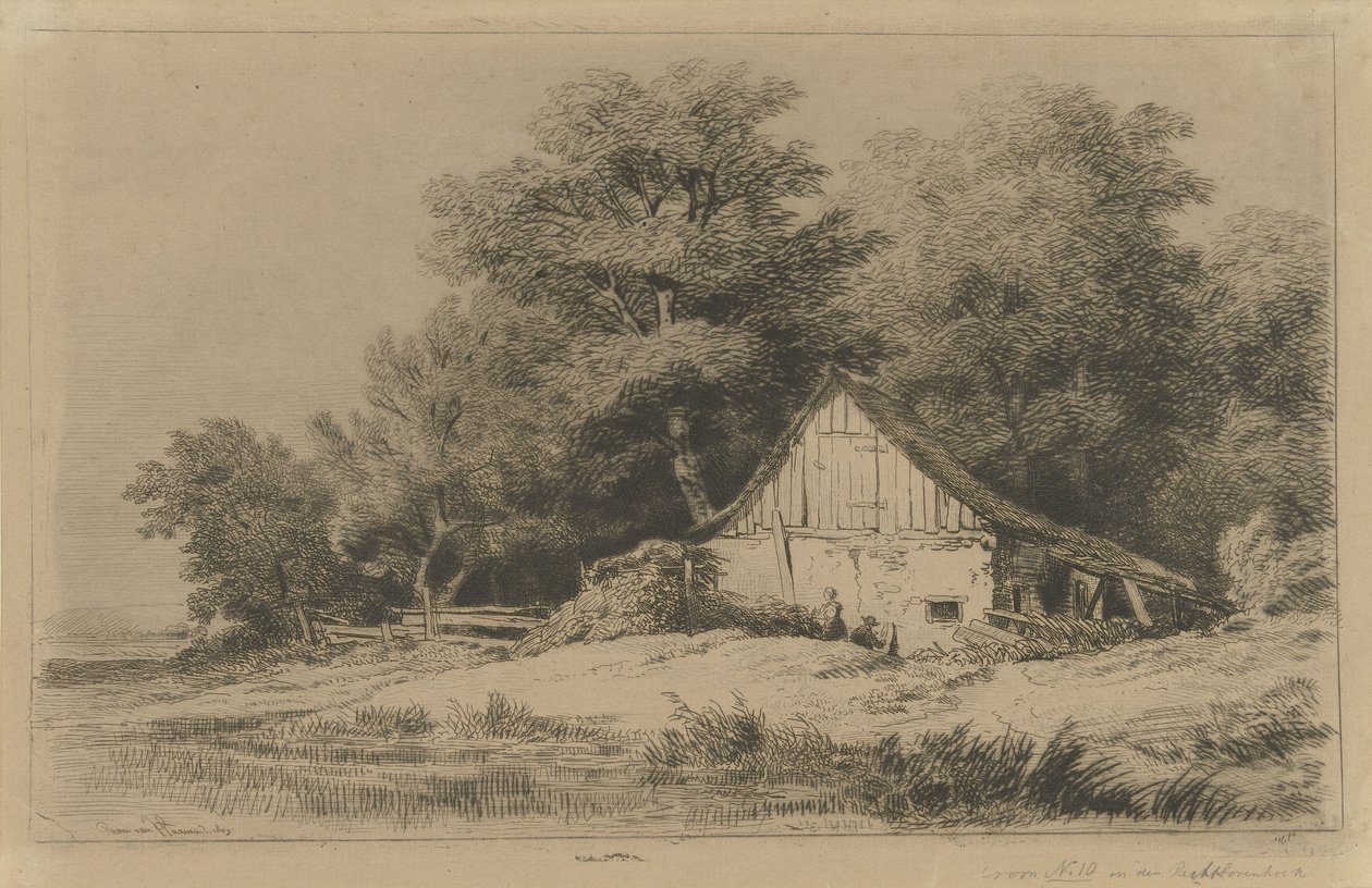 Celeiro à beira-mar de Remigius Adrianus Haanen