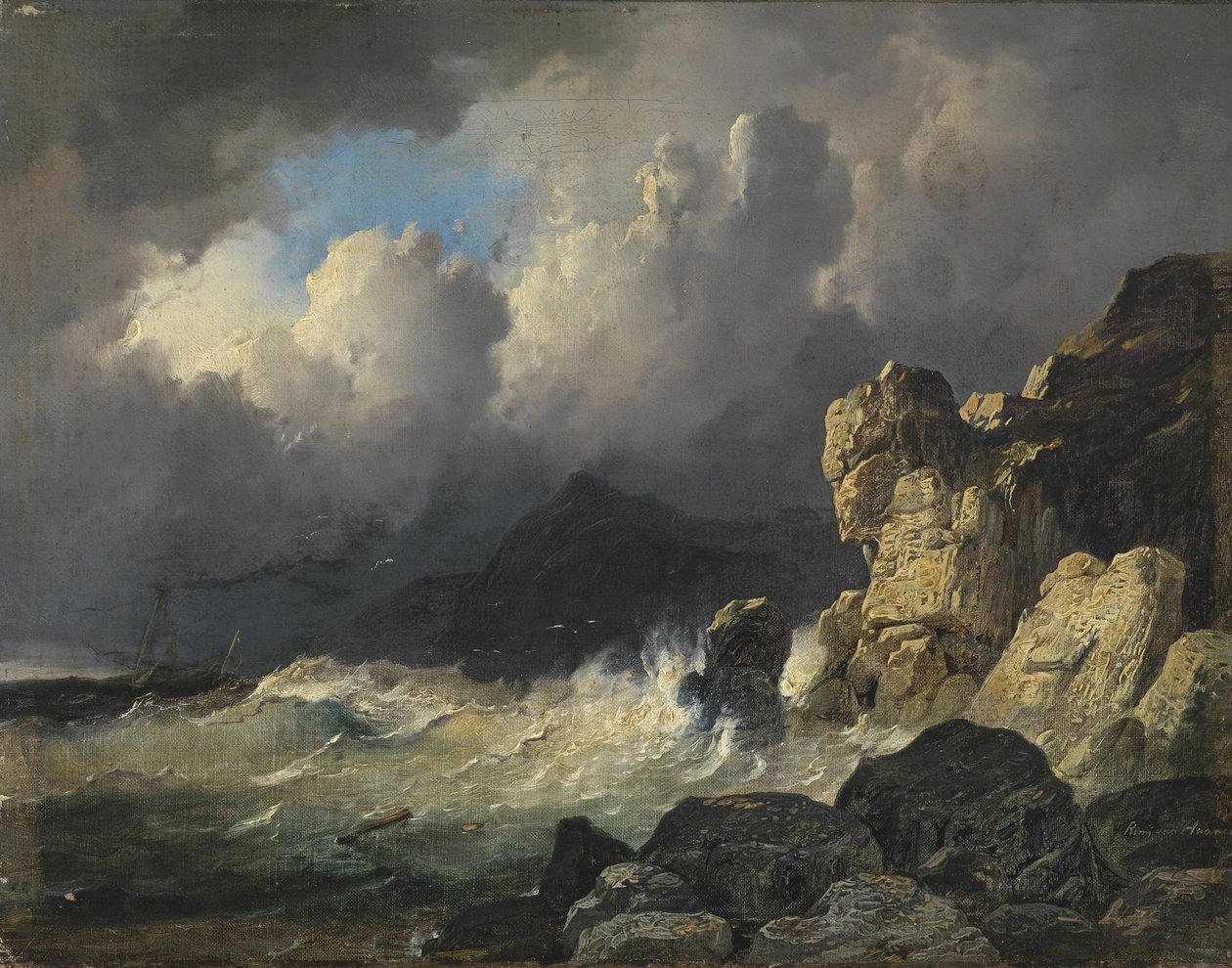 Costa tempestuosa de Remigius Adrianus Haanen