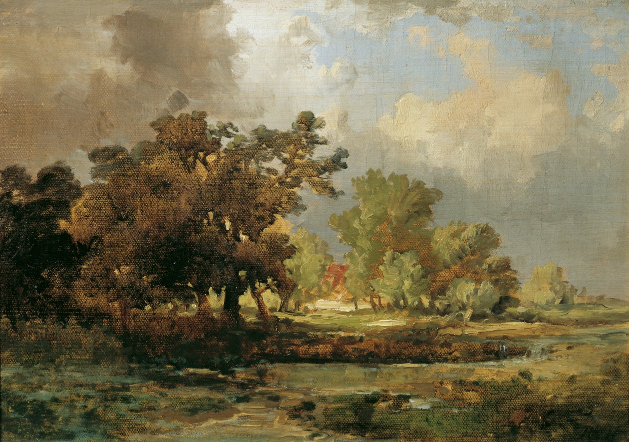 Motiv de Oosterhout na Holanda de Remigius Adrianus van Haanen