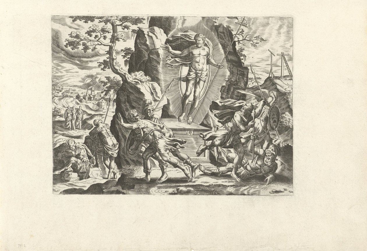 A Ressurreição de Cristo de Remigius Hogenberg