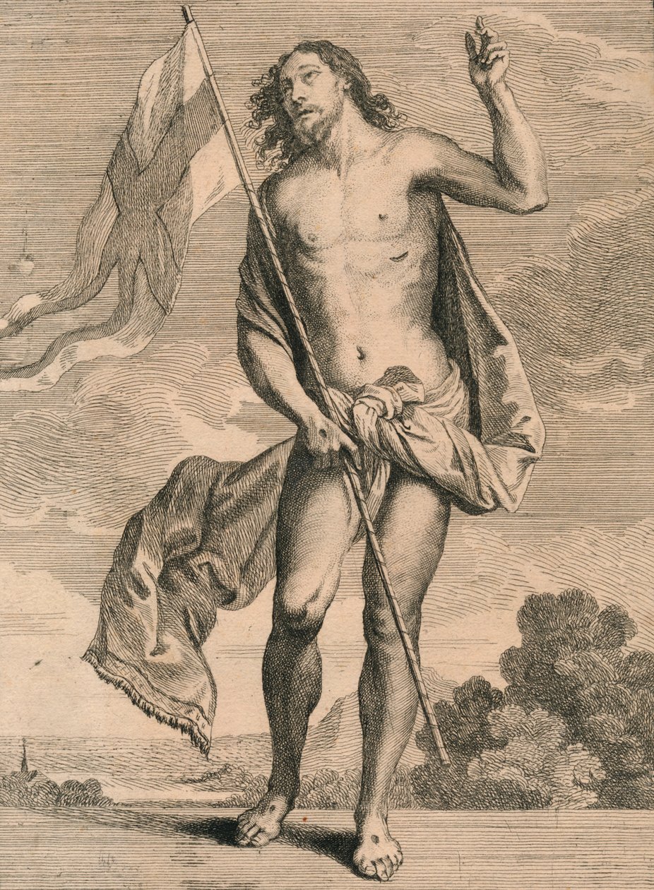Cristo ressuscitado, meados do século XVII. de Remoldus Eynhoudts