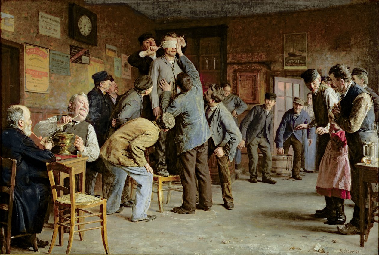 O inesperado banho de pés, 1895 de Remy Cogghe