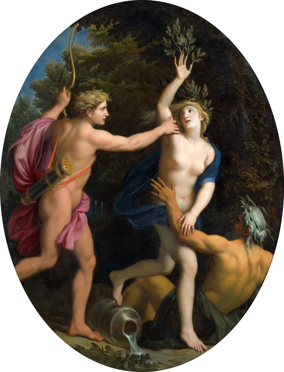 Apolo e Daphne de René Antoine Houasse