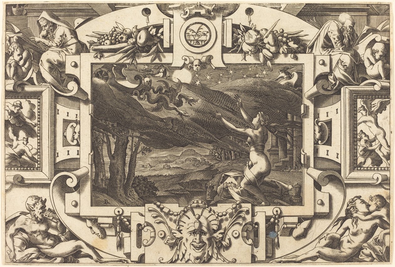 O encantamento de Medeia de René Boyvin after Leonard Thiry