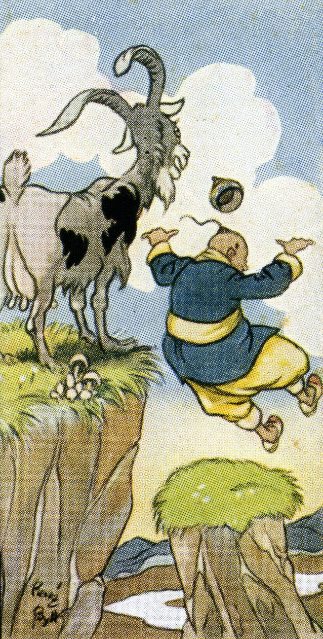 "Ir além é tão ruim quanto ficar aquém", 1932 de René Bull
