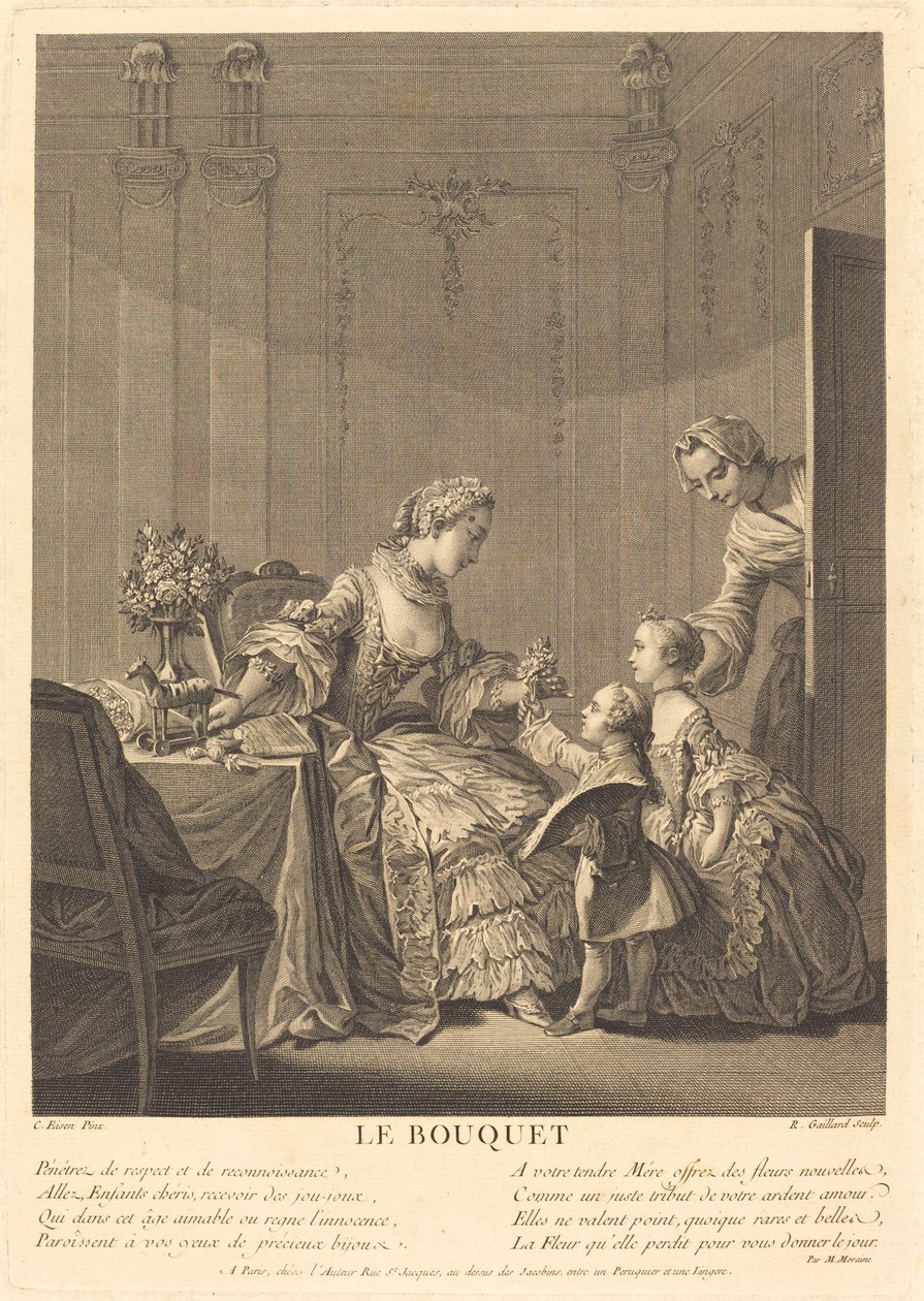 O buquê de René Gaillard after Charles Eisen