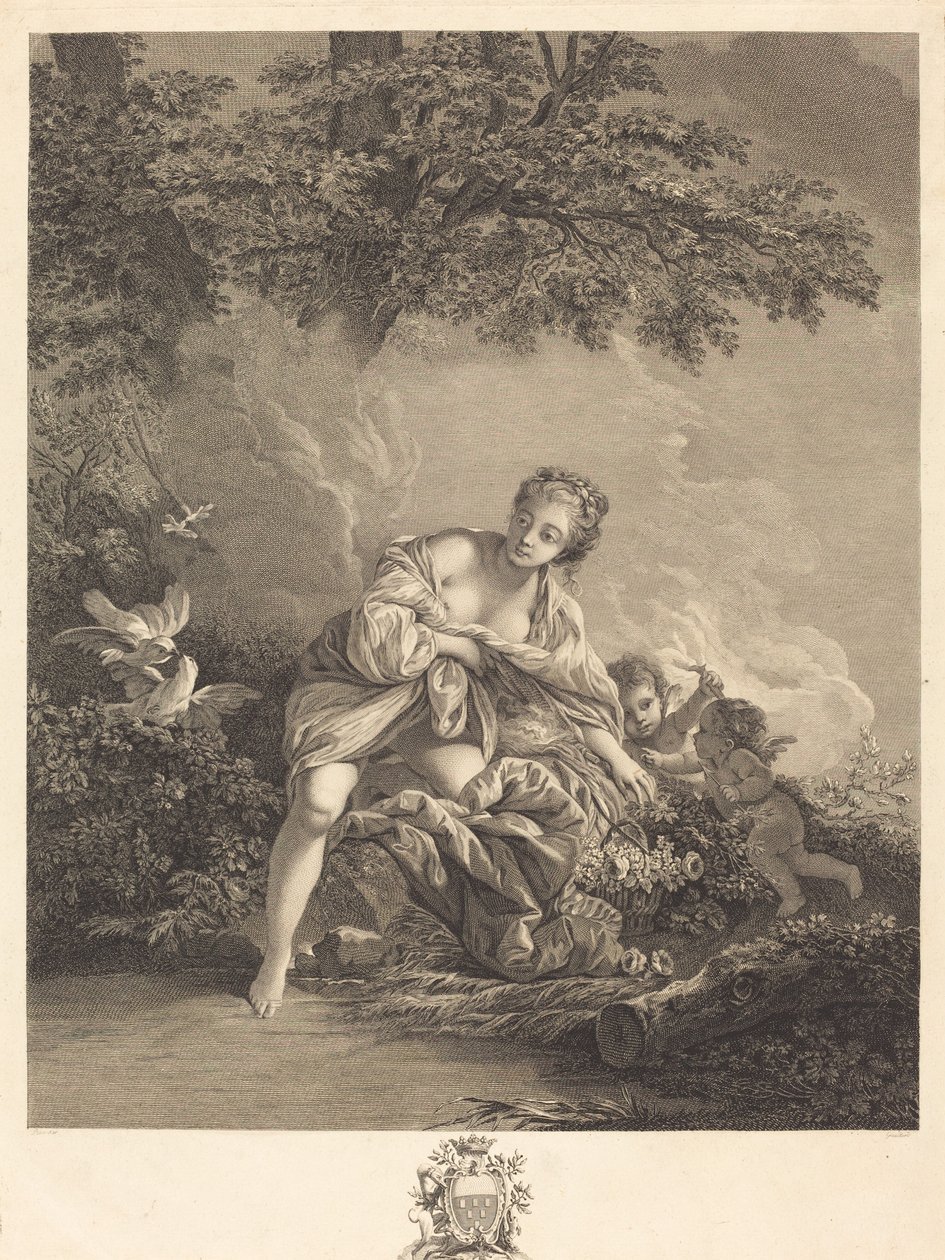 Vênus e amores de René Gaillard after François Boucher