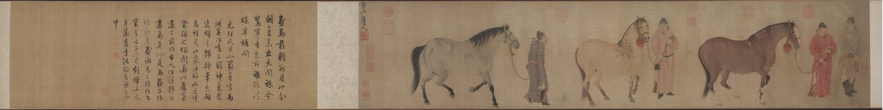 Três cavalos e quatro noivos de Ren Renfa