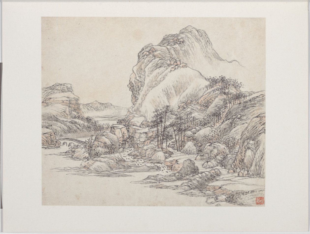 Álbum de paisagens de Ren Yu