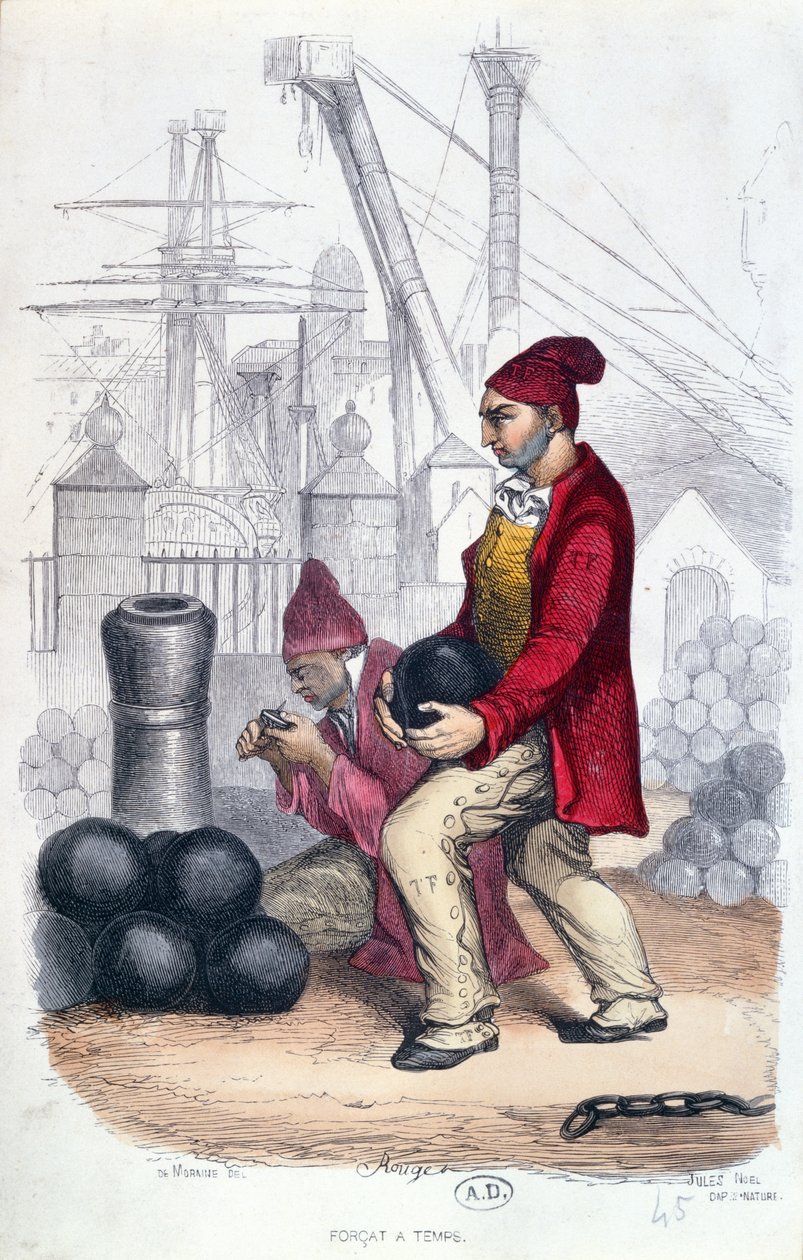 Condenado, c.1840 de Rene Demoraine