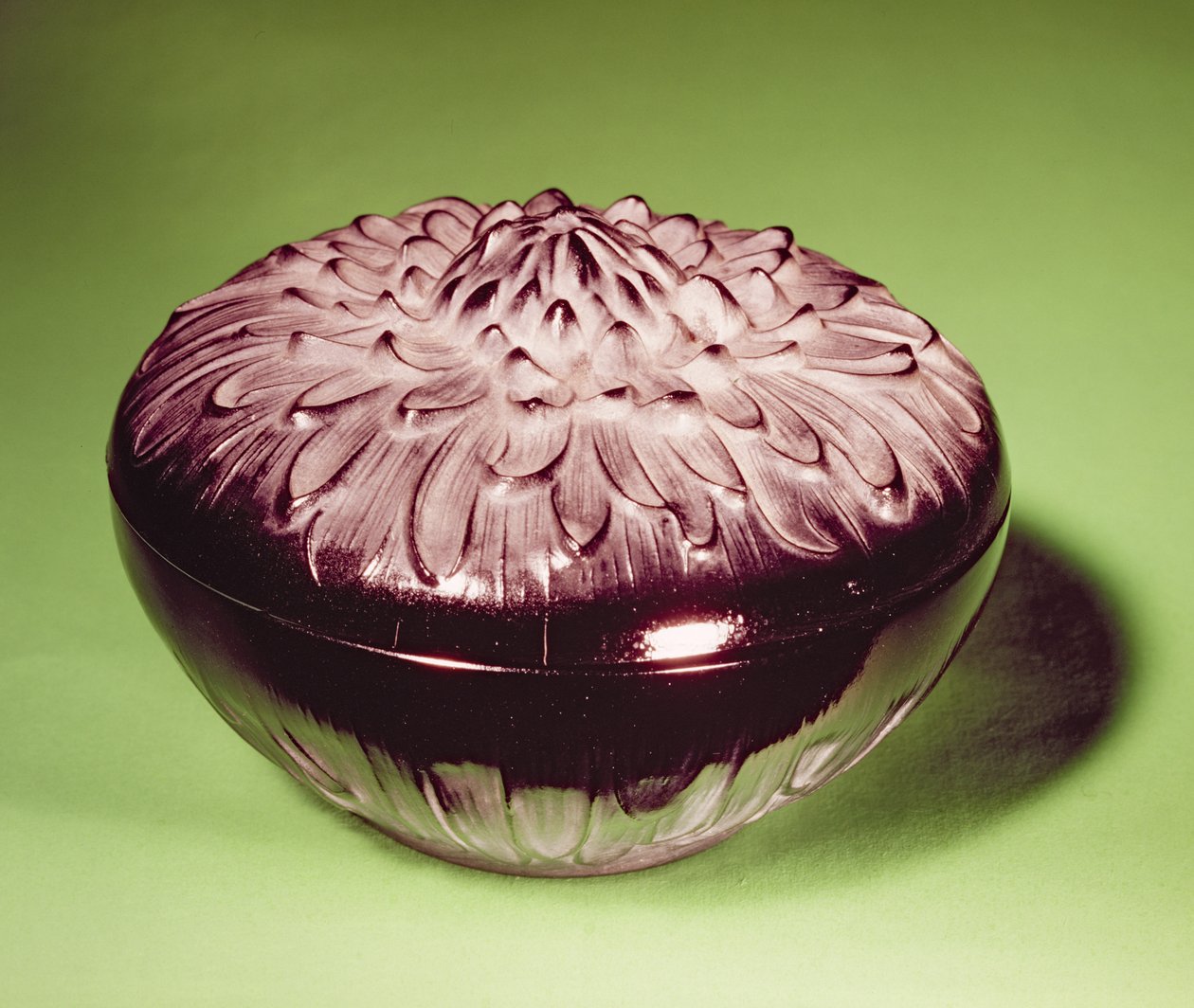 Caixa de vidro preto, c.1902 (vidro) de Rene Jules Lalique