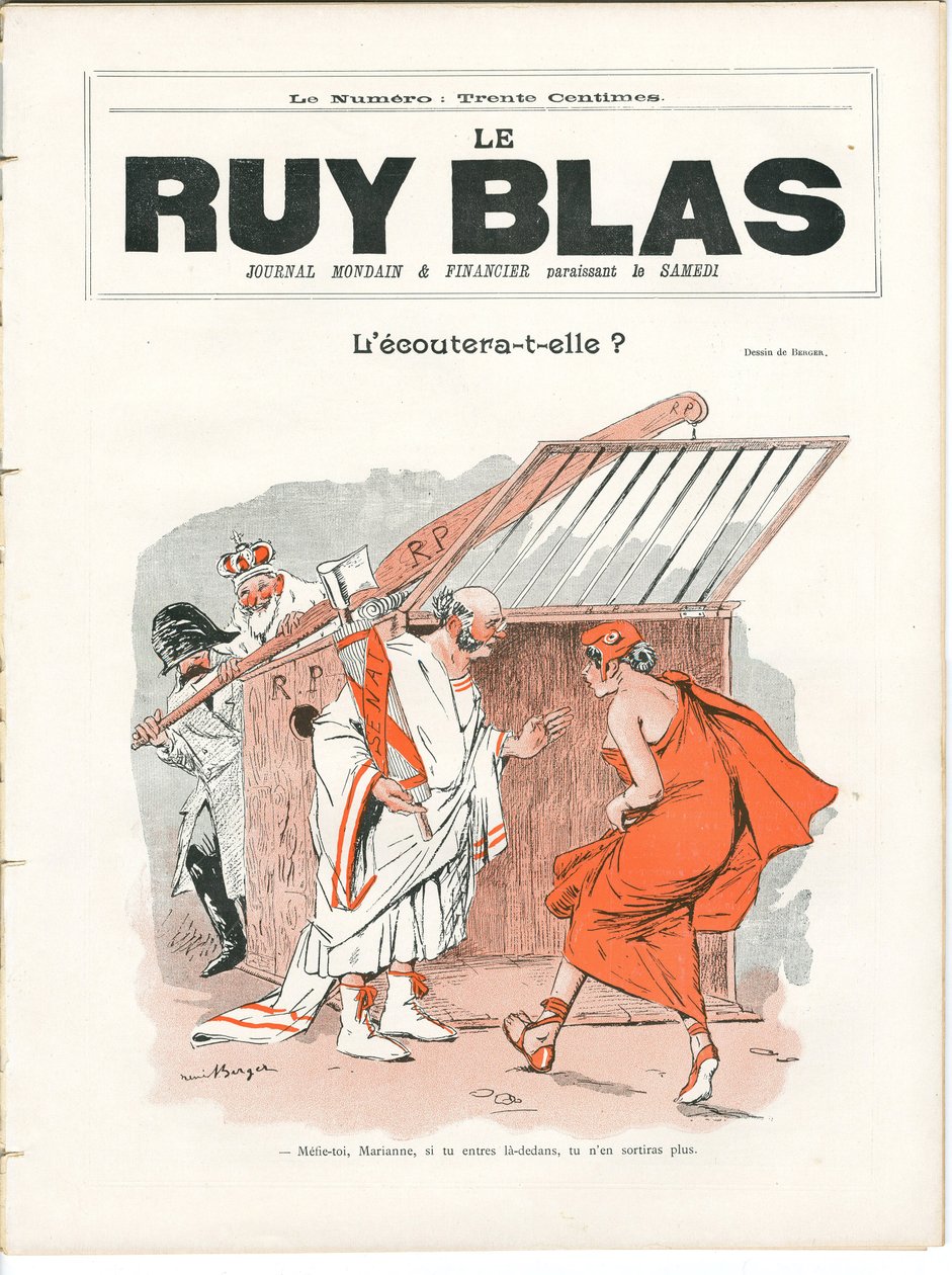 Capa de "O Ruy Blas" de Rene Berger
