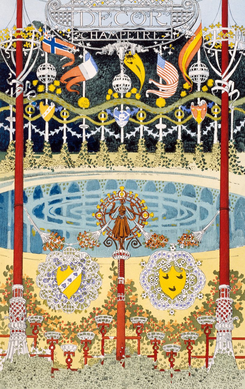 Champetre de decoração de Rene Binet