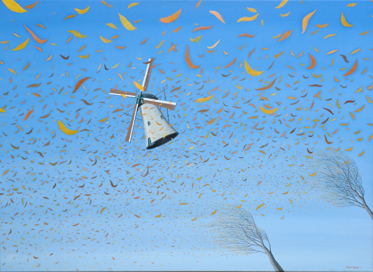 outono, 2001, Óleo sobre tela de Rene Boin