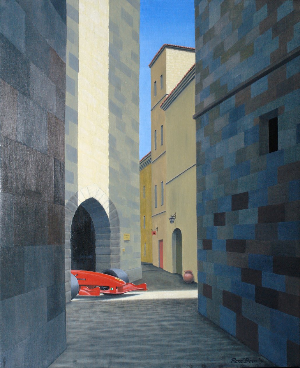 Italiano, 2003, Óleo sobre tela de Rene Boin