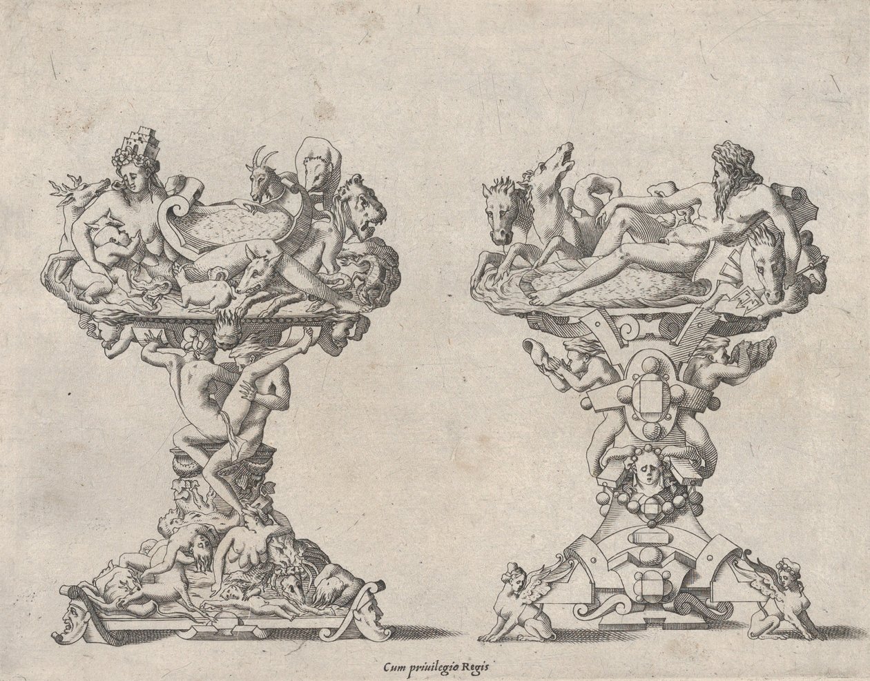 Duas Salinas, séc. XVI-XVII. de Rene Boyvin