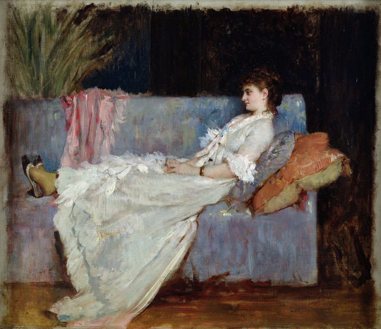 Madame Flahaut (óleo sobre tela) de René François Xavier Prinet