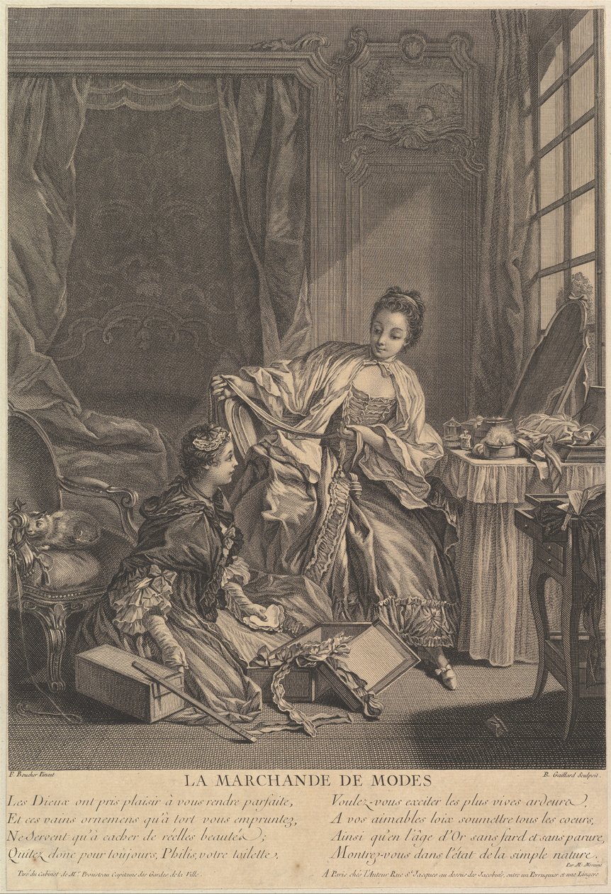 Comerciante de Moda, 1746-55. de Rene Gaillard