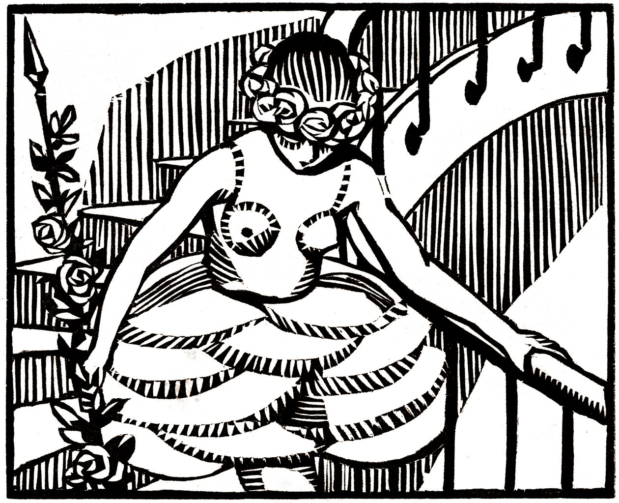 Ilustração para "Mitsou" de Colette de Rene George Hermann Paul