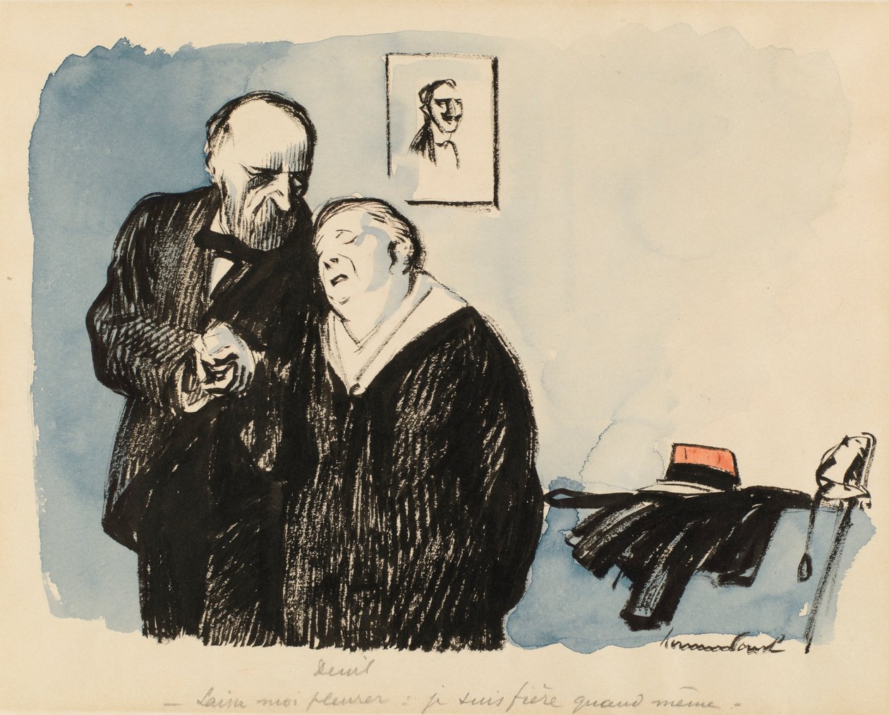 Luto, década de 1920. de Rene Georges Hermann Paul