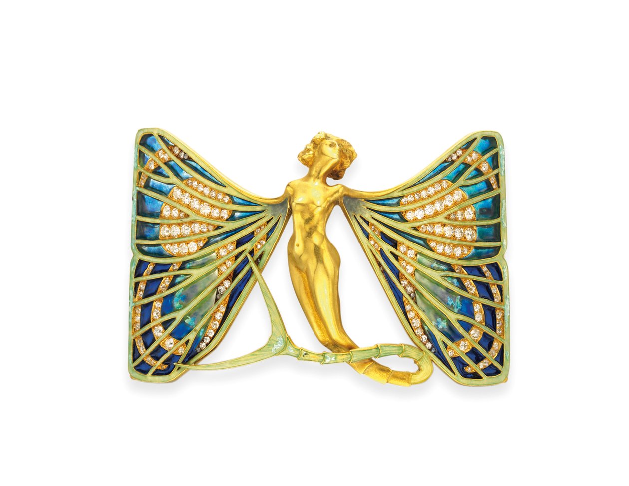 Coleira de cachorro "Sylph" Art Nouveau, c.1900 de Rene Jules Lalique