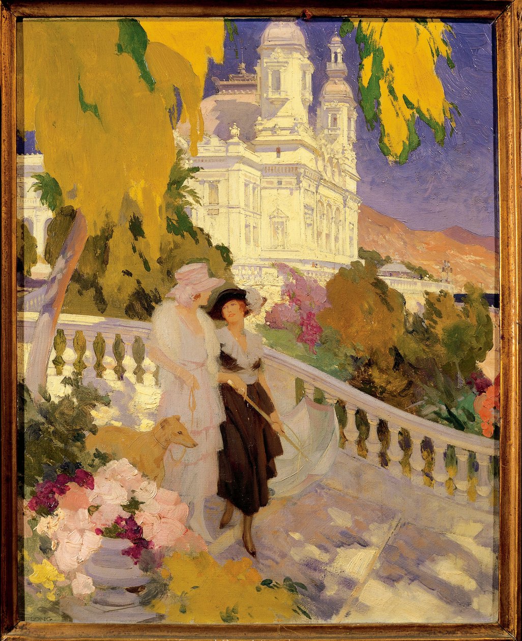 O Passeio no Terraço do Casino de Montecarlo de Rene Lelong