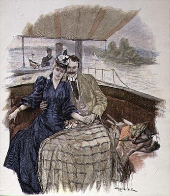 Recém-casados (litho) de Rene Reinicke