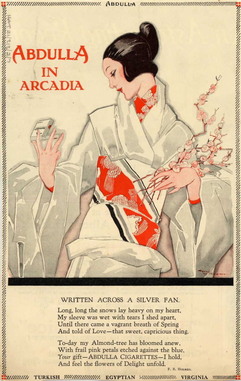 Cigarros Abdulla, década de 1920 de Rene Vincent
