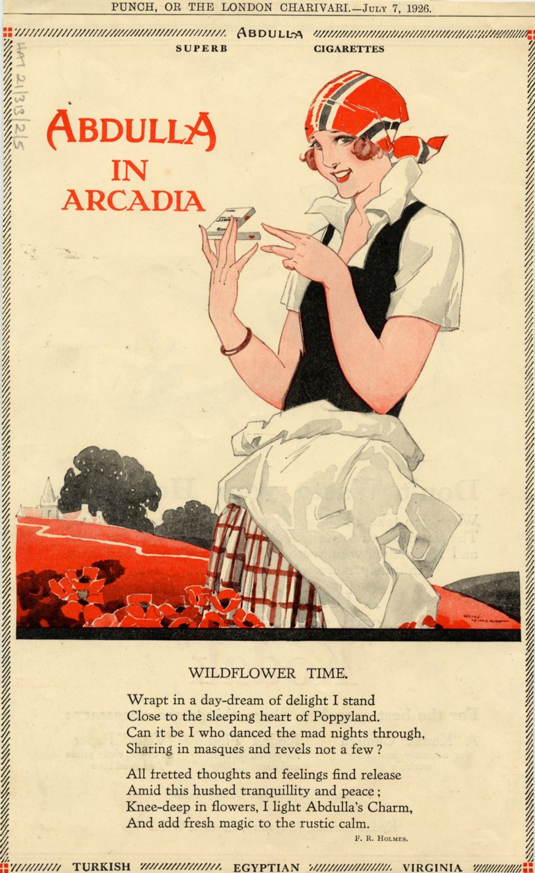 Cigarros Abdulla, 1926 de Rene Vincent