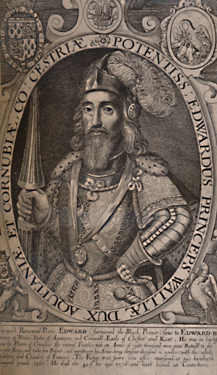 Eduardo, o Príncipe Negro, c1618 1894 de Renold Elstrack