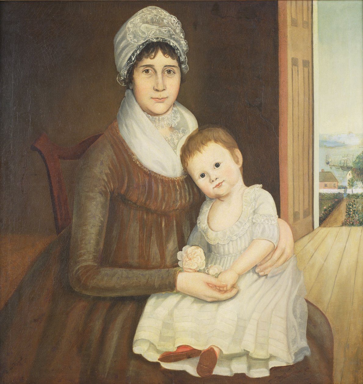 Sra. Daniel Truman e Child, c.1798-1810 de Reuben Moulthrop