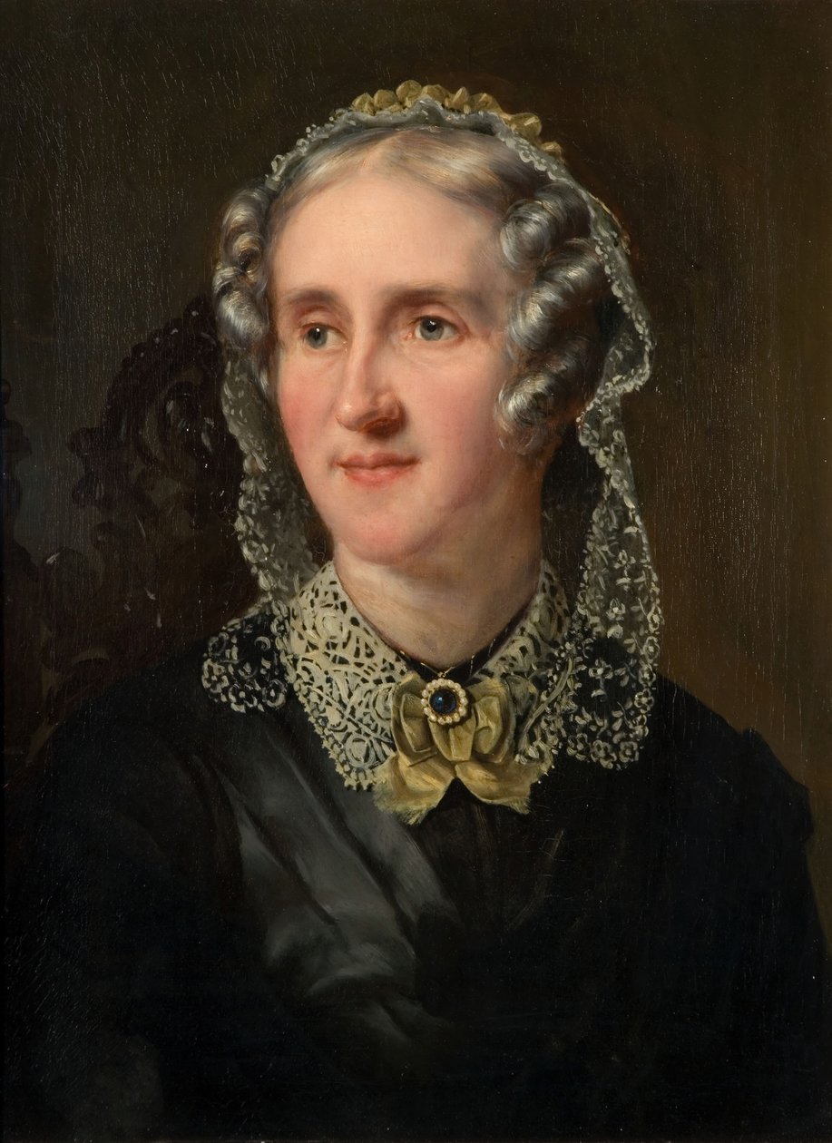 Retrato de Elizabeth Stockdale Wilkinson 1799-71, 1853. de Reuben T W Sayers