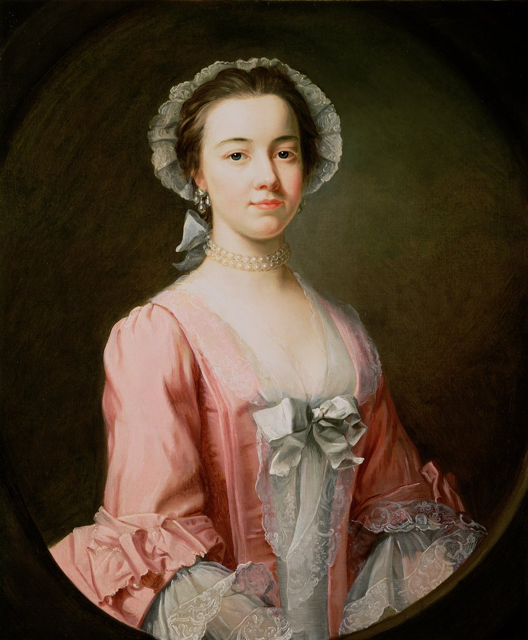 Retrato de uma senhora, dito ser a Sra. Ann Bowney de Rev. James Wills