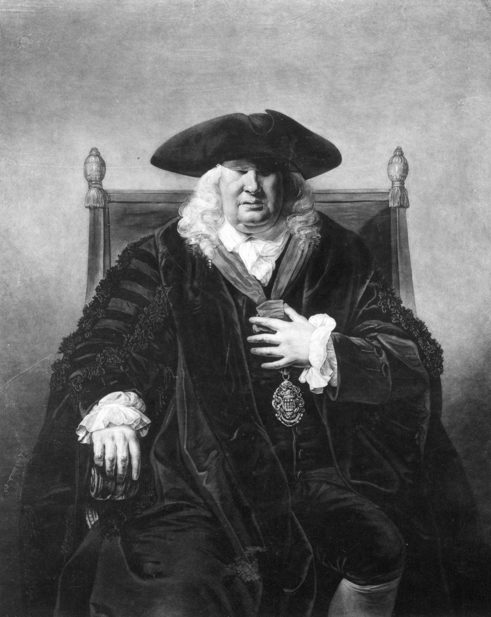 Sir John Fielding, gravado por William Dickinson, 1778 (mezzotint) de Rev. Matthew William Peters