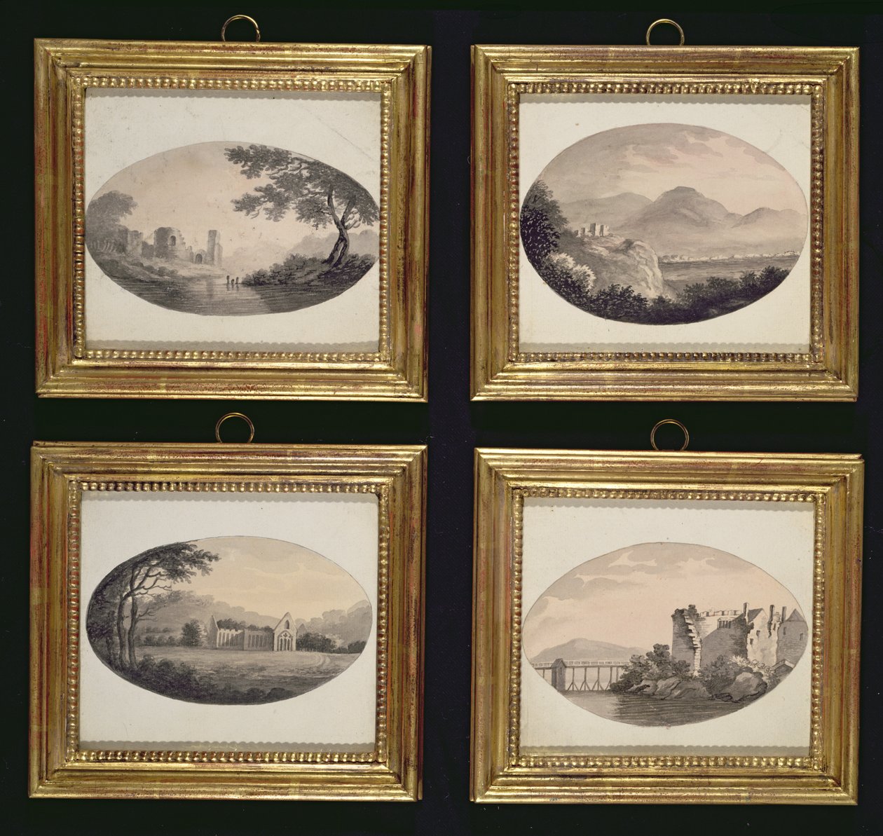 Vistas pitorescas com ruínas, 1770 de Rev. William Gilpin