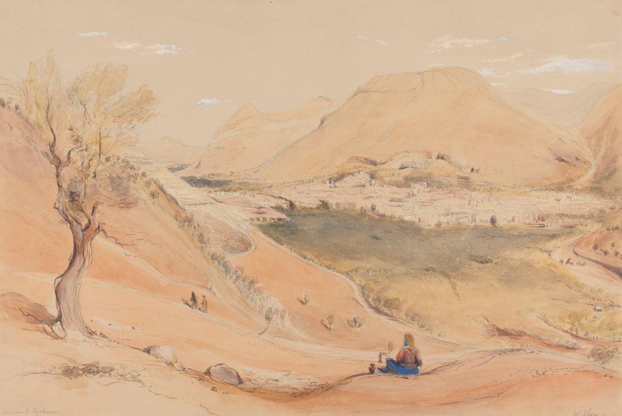 Nablous [Nablus], Jordânia de Rev. Edward Thomas Daniell
