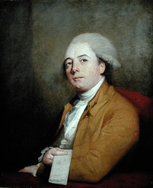 Retrato de John William Hamilton (óleo sobre tela) de Rev. Matthew William Peters