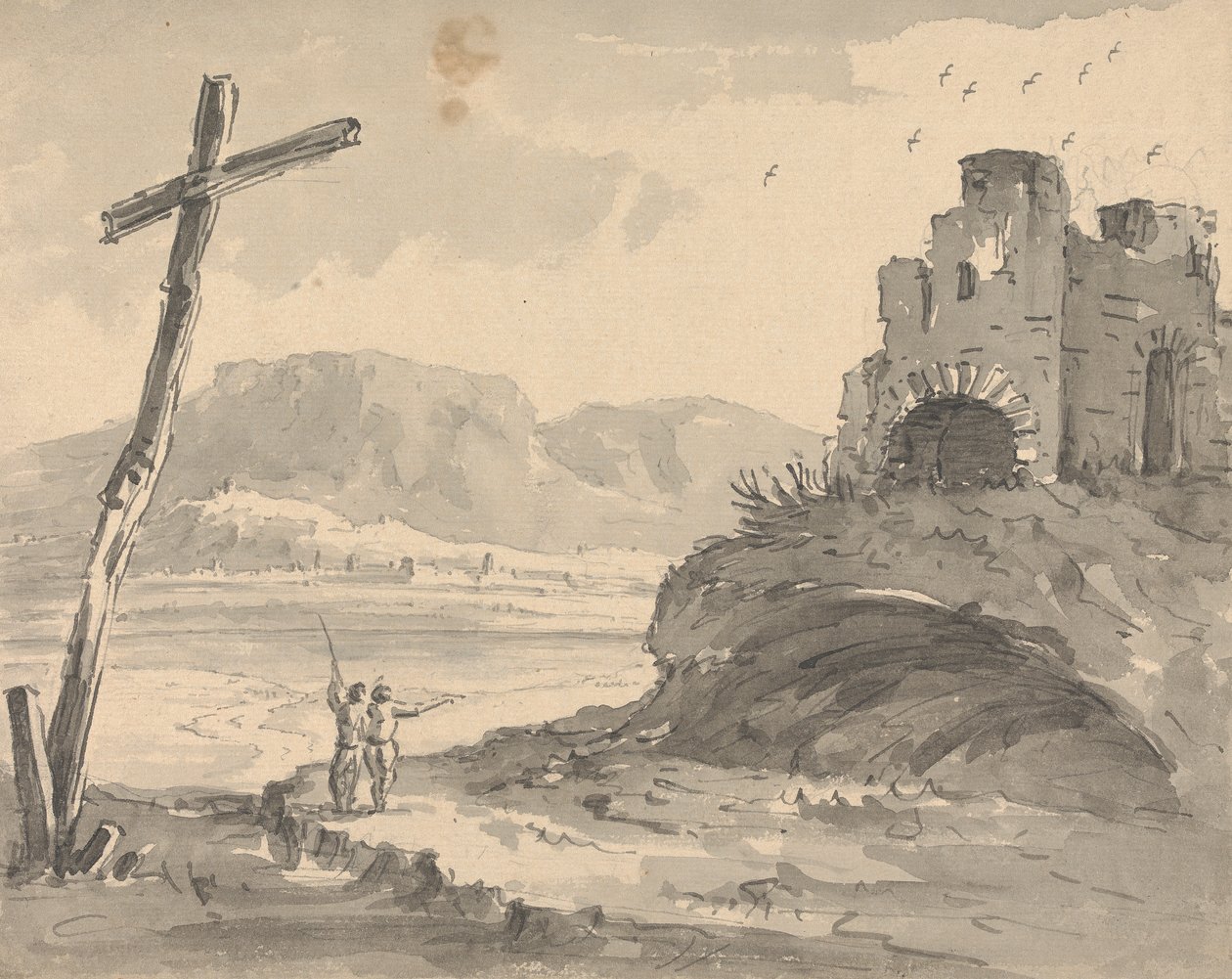Paisagem com Grande Cruciforme de Rev. William Gilpin