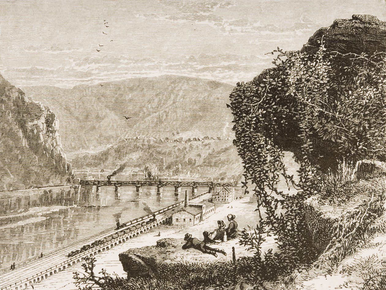 Harpers Ferry, Virgínia Ocidental, c.1880 de Reverend Samuel Manning