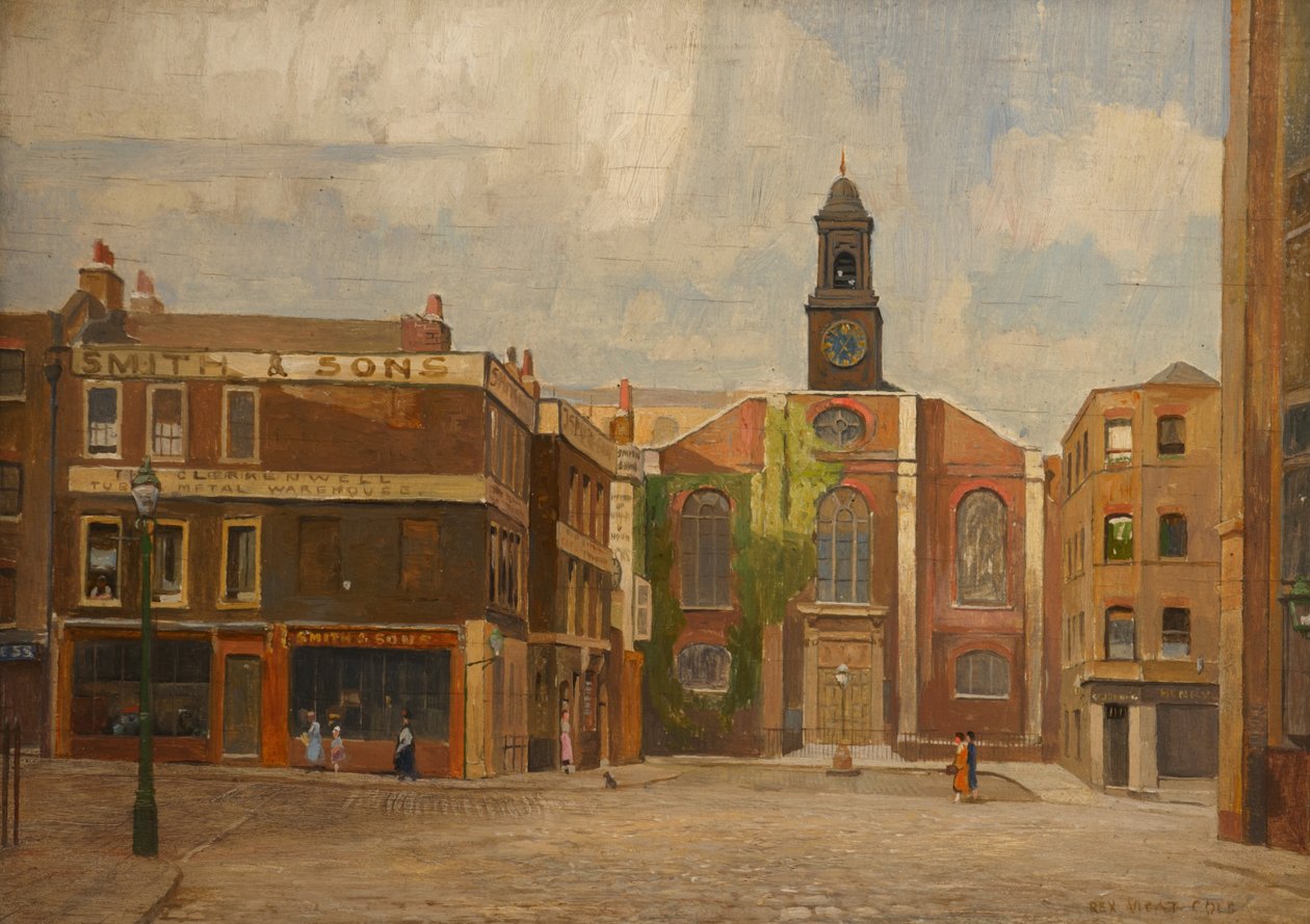 Igreja de São João, Clerkenwell, c.1920 de Rex Vicat Cole