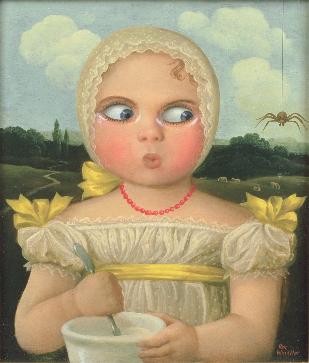 Pequena senhorita Muffet (ver 201739) de Rex Whistler
