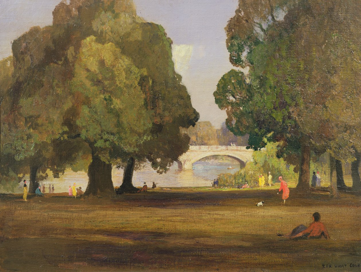 Em Kensington Gardens de Rex Vicat Cole