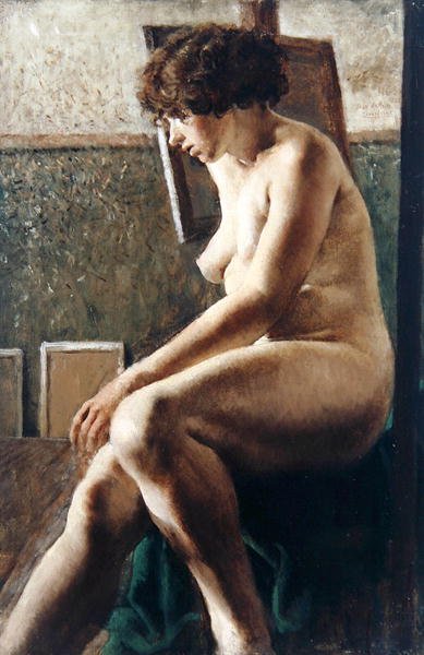 Figura Feminina Sentada de Rex Whistler