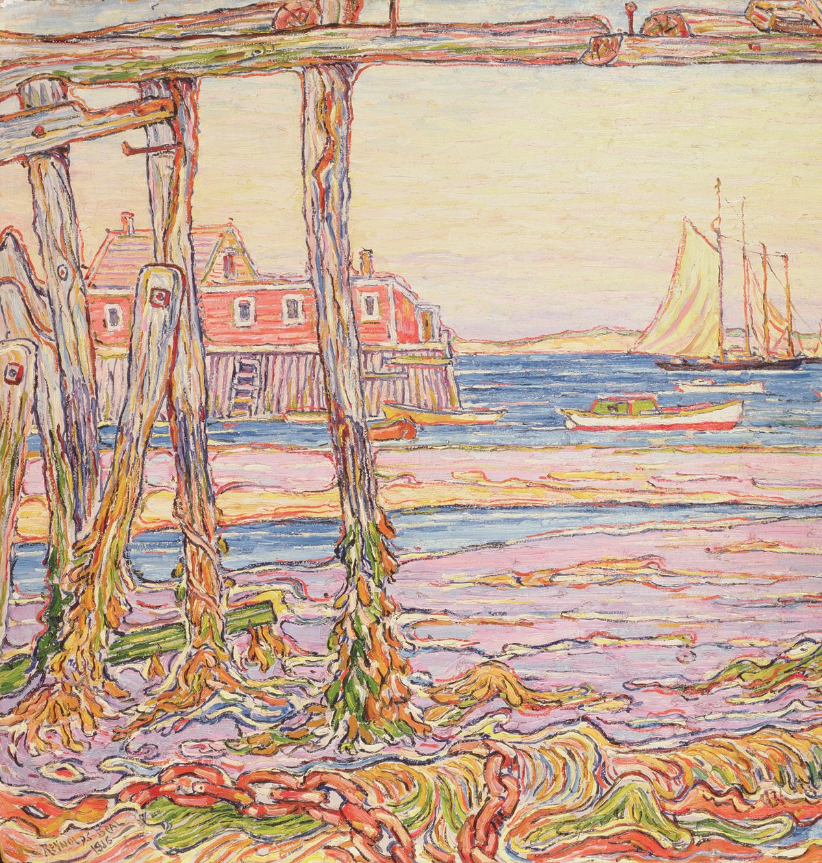 Maré baixa, Provincetown de Reynolds Beal