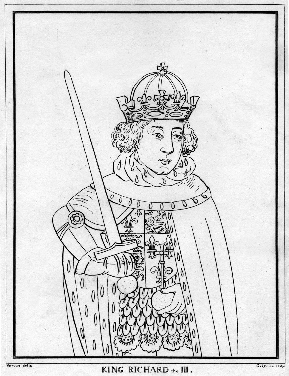 Ricardo III da Inglaterra, século XVIII. de Reynolds Grignion